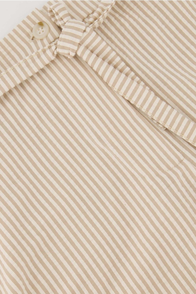 STREEP STRUCTUUR SHORT 0303 065 SAHARA/WIT